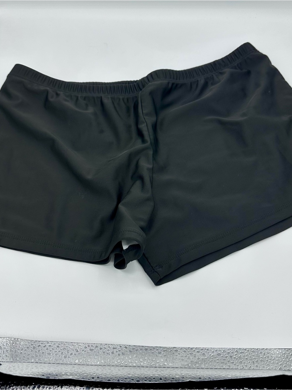Black Swim Shorts Bikini Bottoms Size XL (1328)